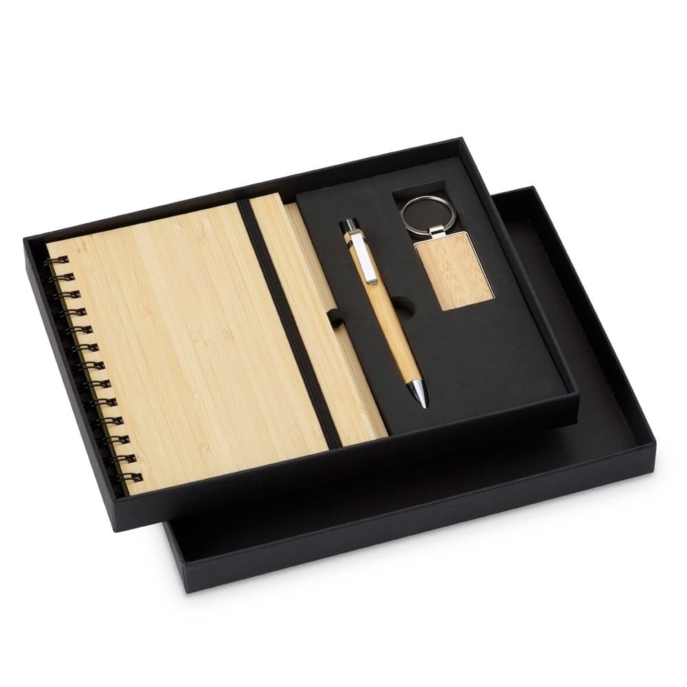 Kit executivo ecológico 3 peças para personalizar - imagem 1