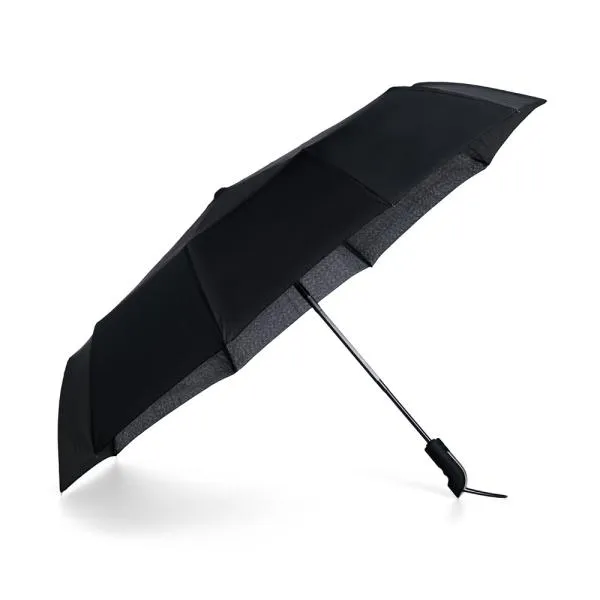 Guarda-Chuva Automático Nylon Preto 98cm Personalizado - imagem 1