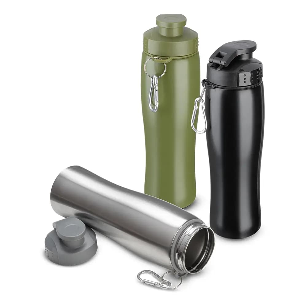 Squeeze Inox 750ml com Mosquetão Personalizado - imagem 1