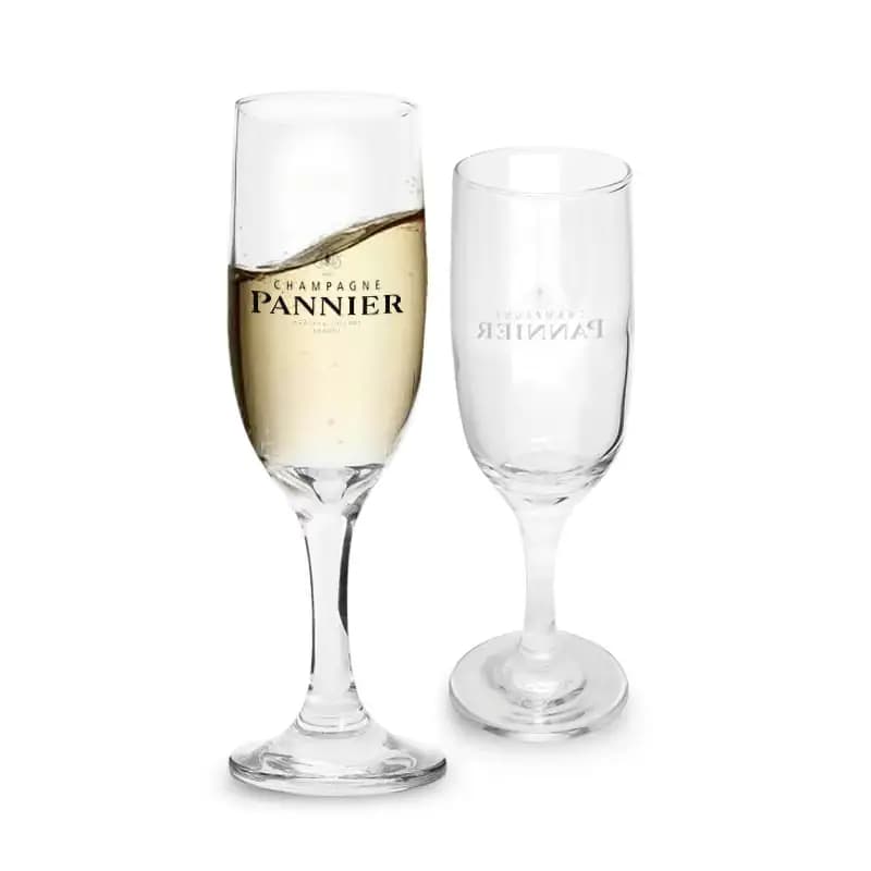 Taça de Champanhe 180ml de Vidro Personalizada - imagem 1