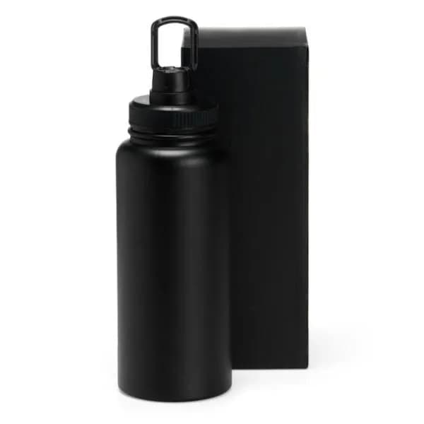 GARRAFA PAREDE DUPLA NA COR PRETA - 950 ML - imagem 1