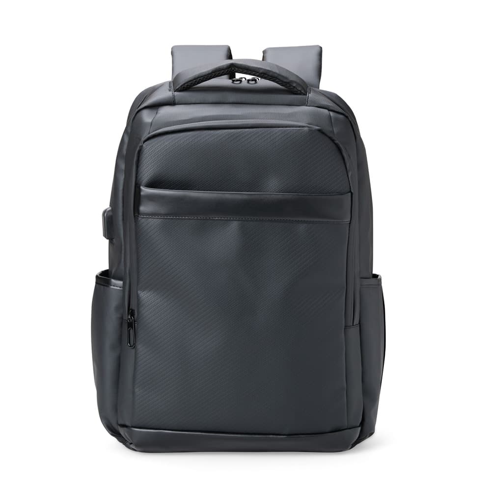 MOCHILA COURO SINTETICO USB 26L - imagem 1