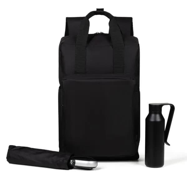KIT MOCHILA, GARRAFA E GUARDA-CHUVA - 3 PCS - imagem 1