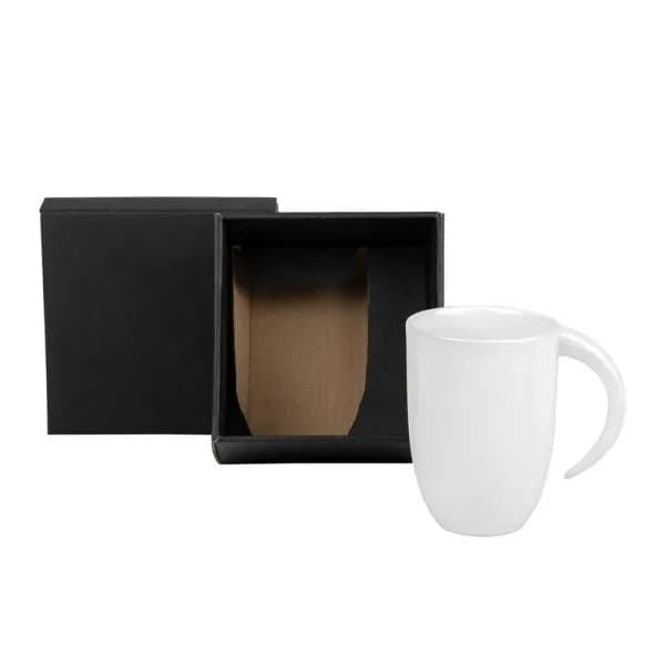Caneca de Cerâmica Branca 350ml Personalizada - imagem 1