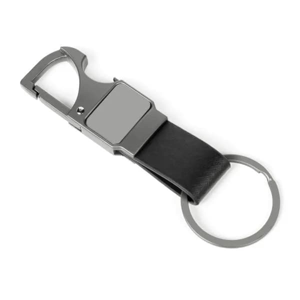 Chaveiro Mosquetão em Metal e PU Personalizado - imagem 1