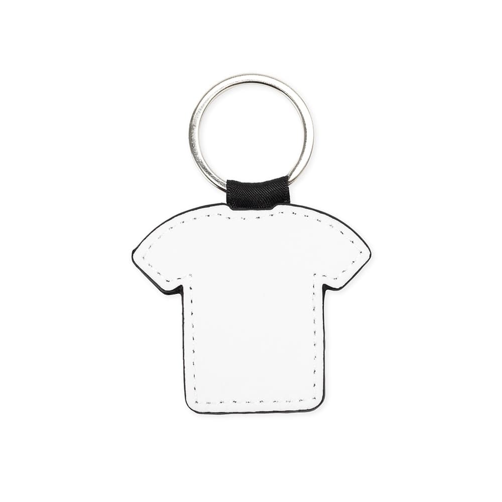 Chaveiro de Couro Sintético Camiseta Personalizado - imagem 1
