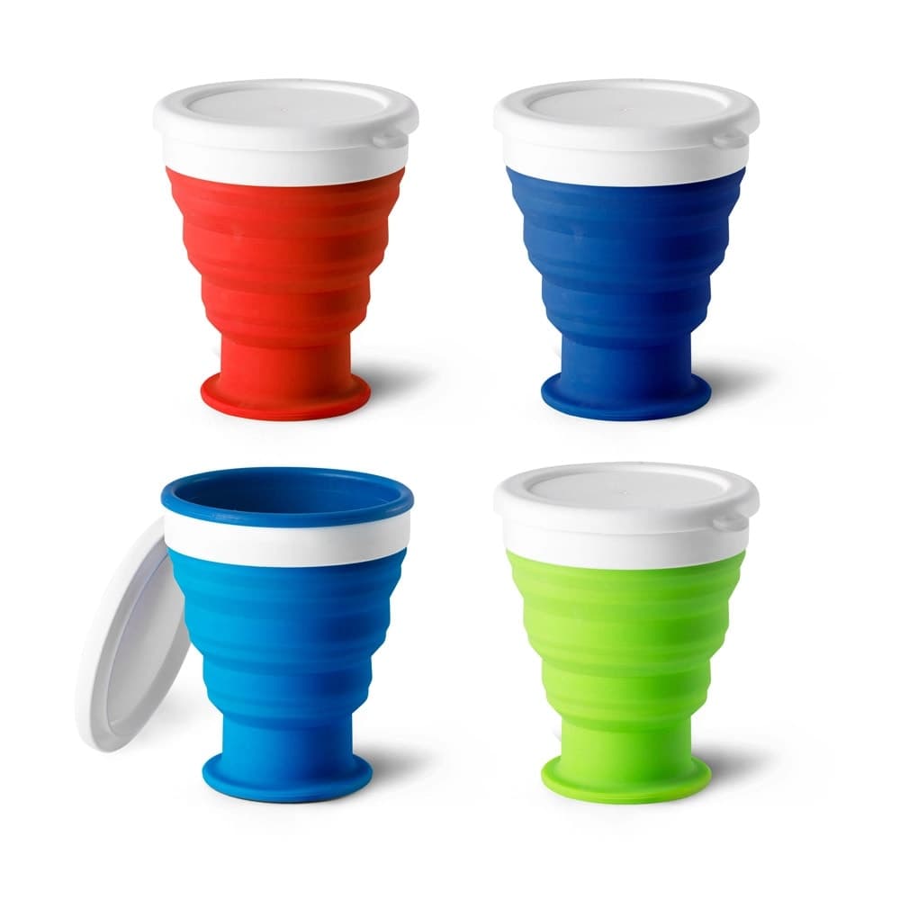 Copo de viagem em silicone e PP (400 mL) - imagem 1