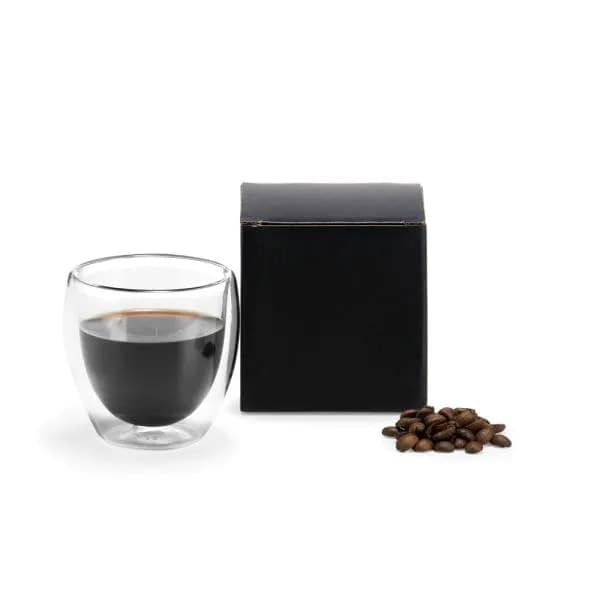 COPO EM VIDRO PAREDE DUPLA - 250 ML - imagem 1