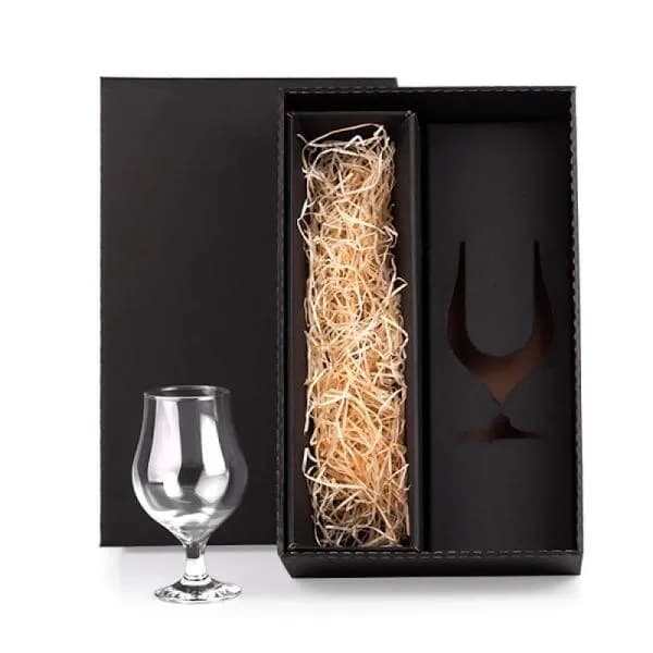 COPO DE VIDRO P/ CERVEJA 400 ML - 1 PC - COM ESPACO PARA A GARRAFA - imagem 1