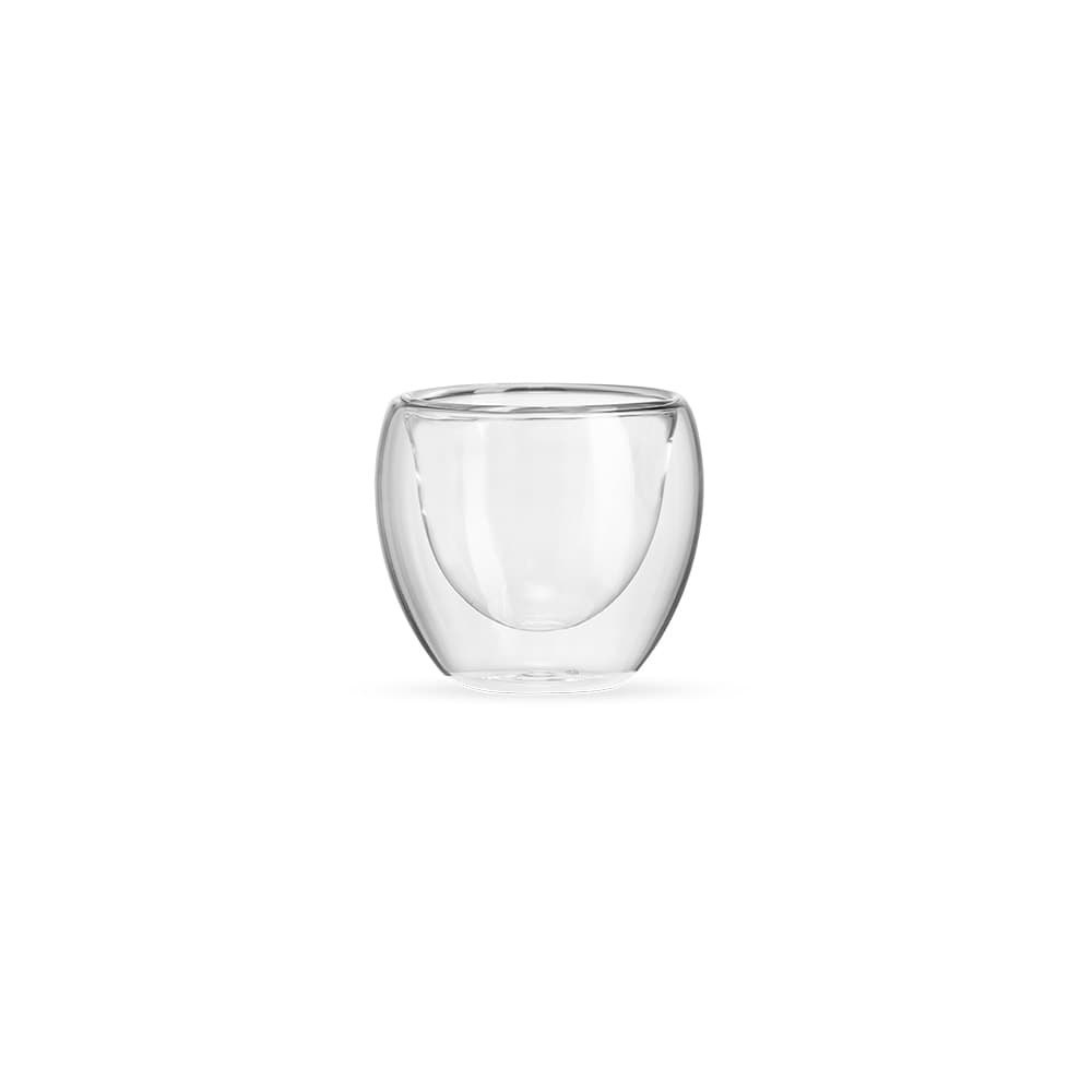 Copo de Vidro Parede Dupla 80ml Personalizado - imagem 1