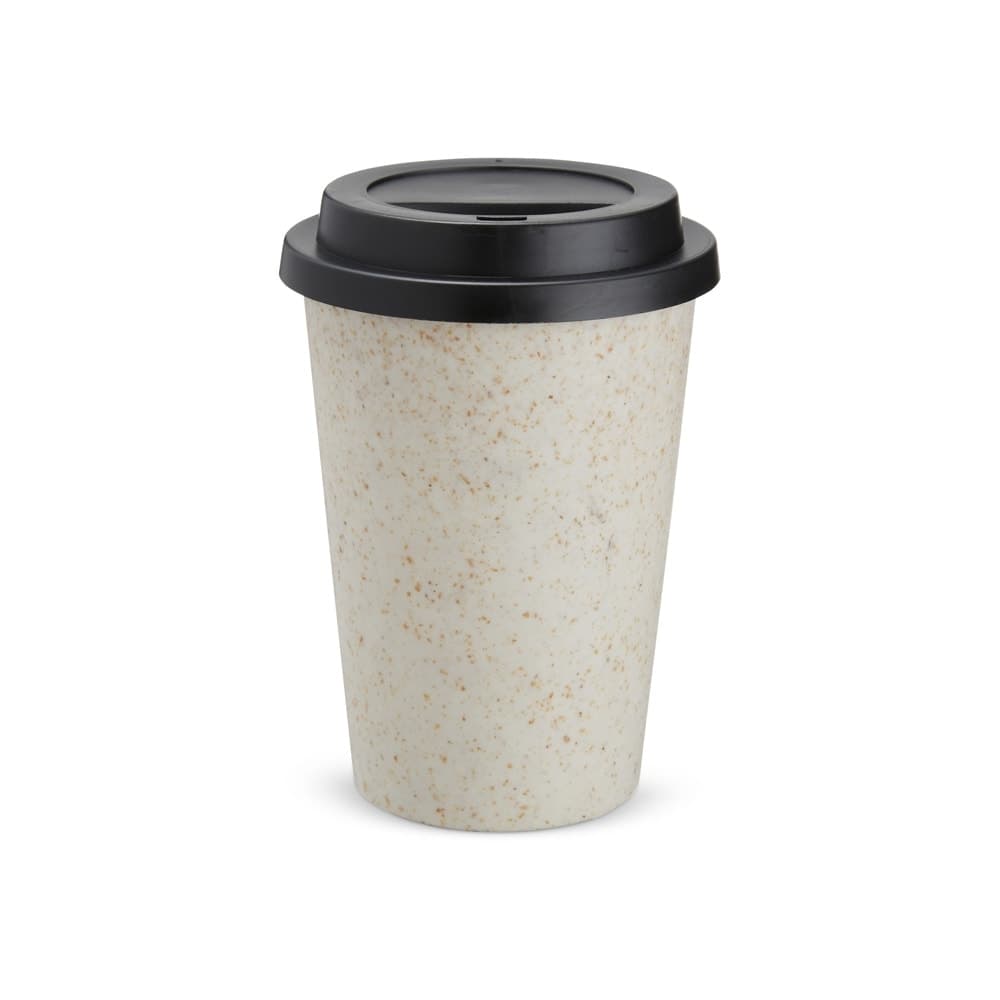 COPO FIBRA DE ARROZ C/ TAMPA 450ML - imagem 1