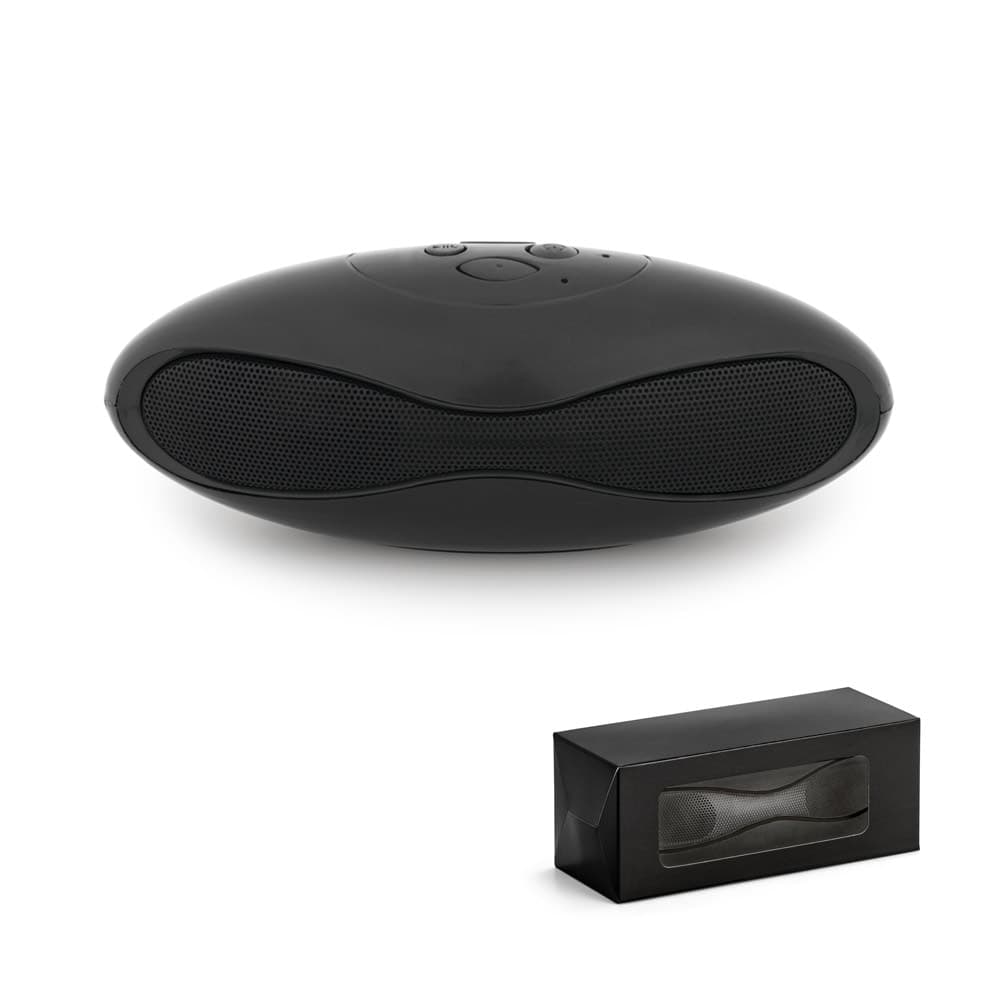 Caixa de som portatil com autonomia de 3h e microfone, em ABS - imagem 1
