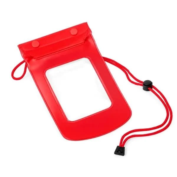 PORTA CELULAR / SMARTPHONE A PROVA DAGUA - VERMELHO - imagem 1