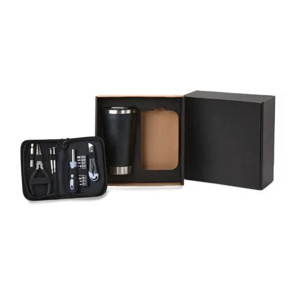 KIT COPO TERMICO E CONJUNTO DE FERRAMENTAS - 17 PCS - imagem 1