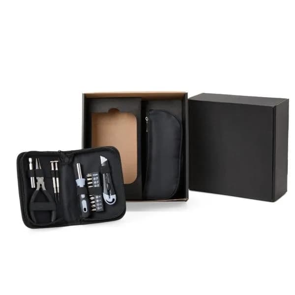 KIT NECESSAIRE E CONJUNTO DE FERRAMENTAS - 17 PCS - imagem 1