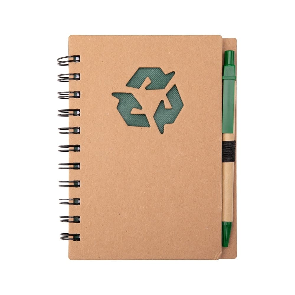 CADERNO ECOLOGICO COM CANETA - imagem 1
