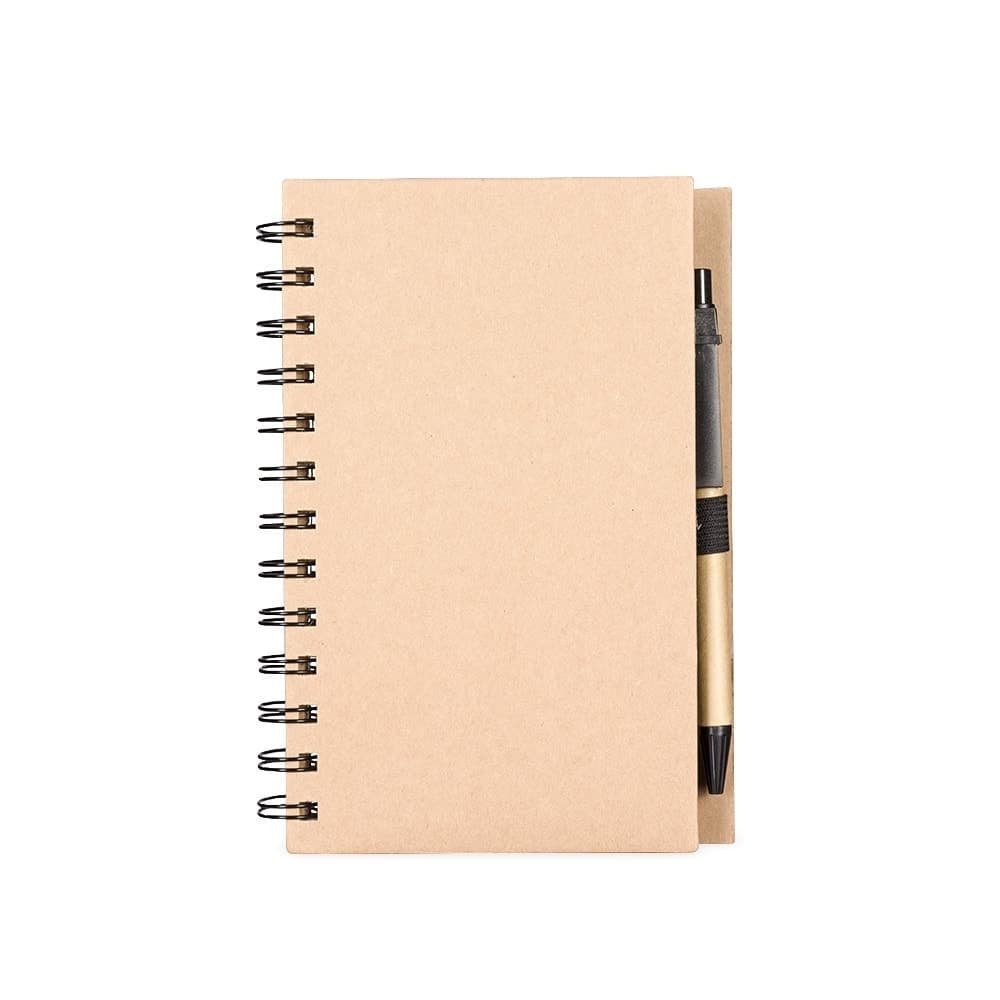 CADERNO ECOLOGICO COM AUTOADESIVOS E CANETA - imagem 1