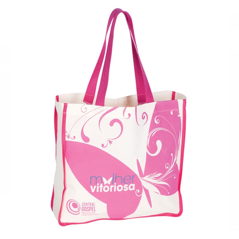 Sacola Ecobag de Algodão 40x40cm Personalizada - imagem 1