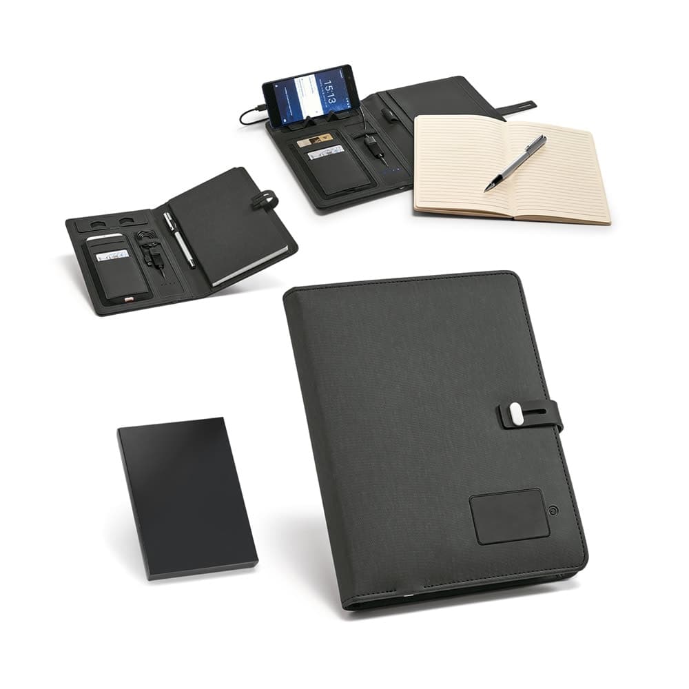 sintetico com bateria portatil embutida (litio) 4'000 mAh e bloco com paginas pautadas - imagem 1