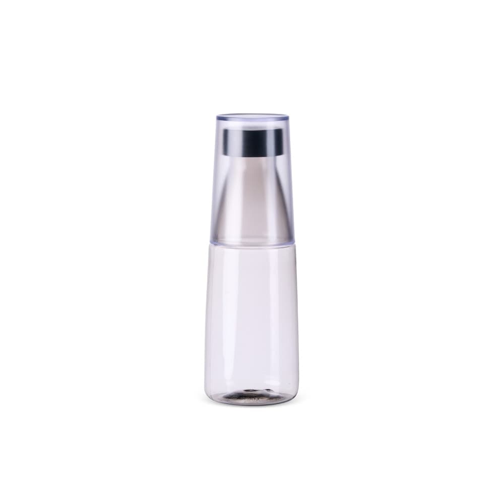 Garrafa Plástica 2 em 1 com Copo Integrado 550ml Personalizada - segunda imagem