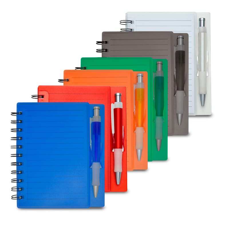 Bloco de Anotações em PVC Translúcido com Pautas Personalizado - imagem 1