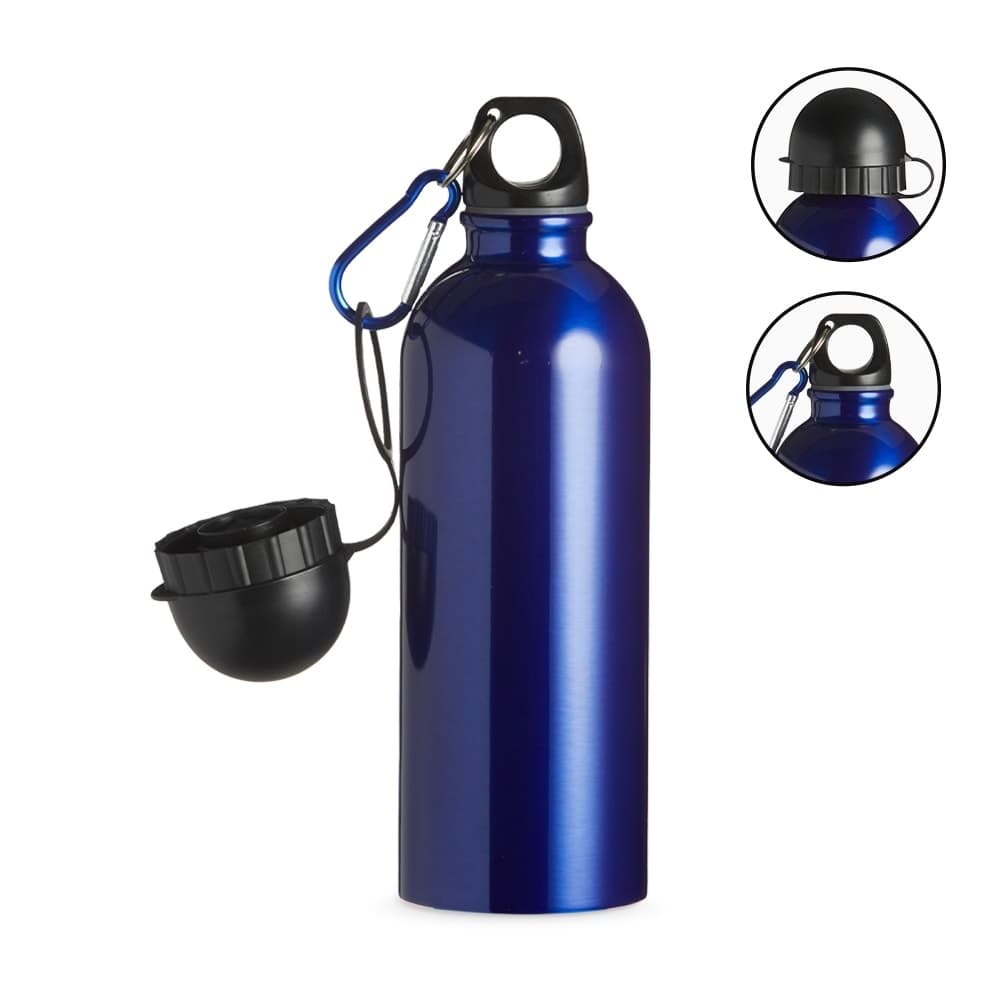 Squeeze Inox 500ml com Bico e Mosquetão Personalizado - imagem 1