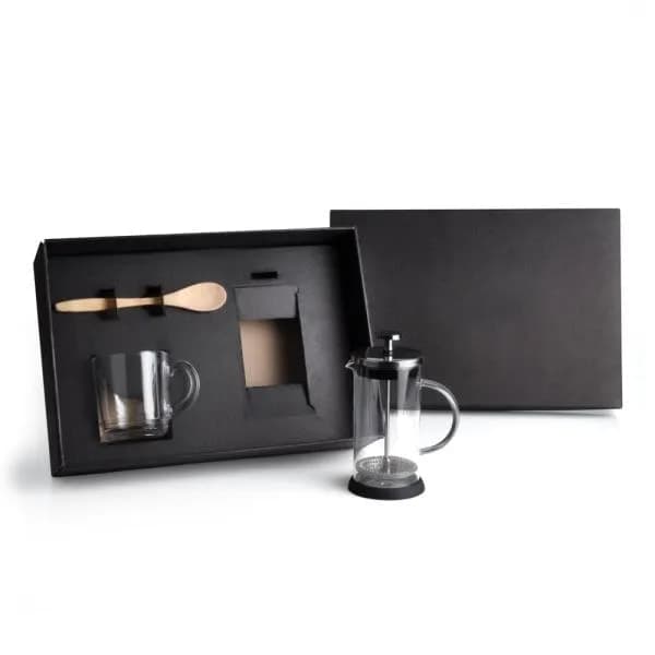 KIT PARA CAFE COM PRENSA FRANCESA - 3 PCS - imagem 1