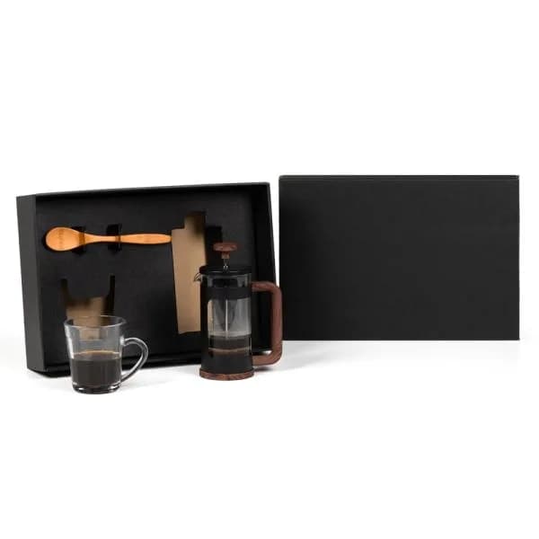 KIT PARA CAFE COM PRENSA FRANCESA - 3 PCS - imagem 1