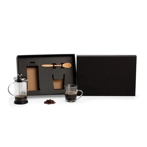 KIT PARA CAFE COM PRENSA FRANCESA - 3 PCS - imagem 1