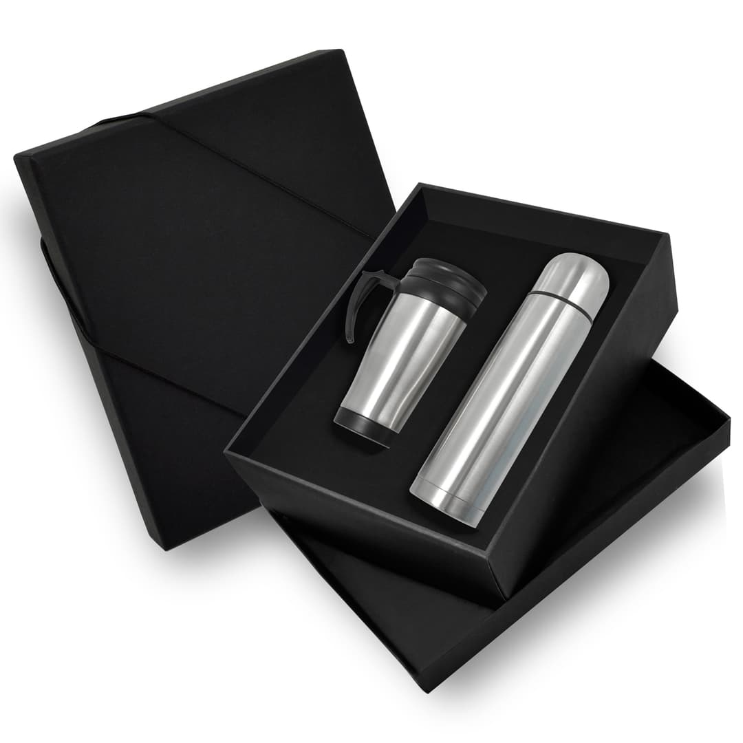 Kit Garrafa 500ml e Caneca 400ml em Metal Personalizado - imagem 1