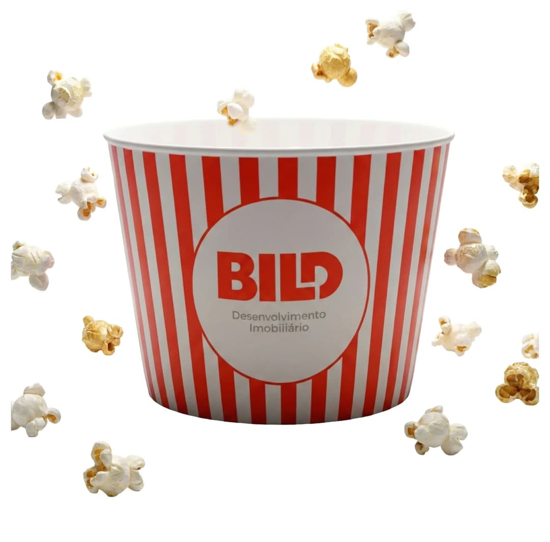 Balde de Pipoca 1 Litro In Mold Label - imagem 1