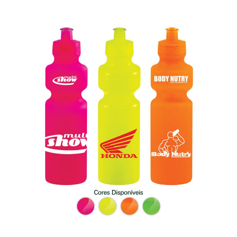 Squeeze Neon 750ml Personalizado - imagem 1