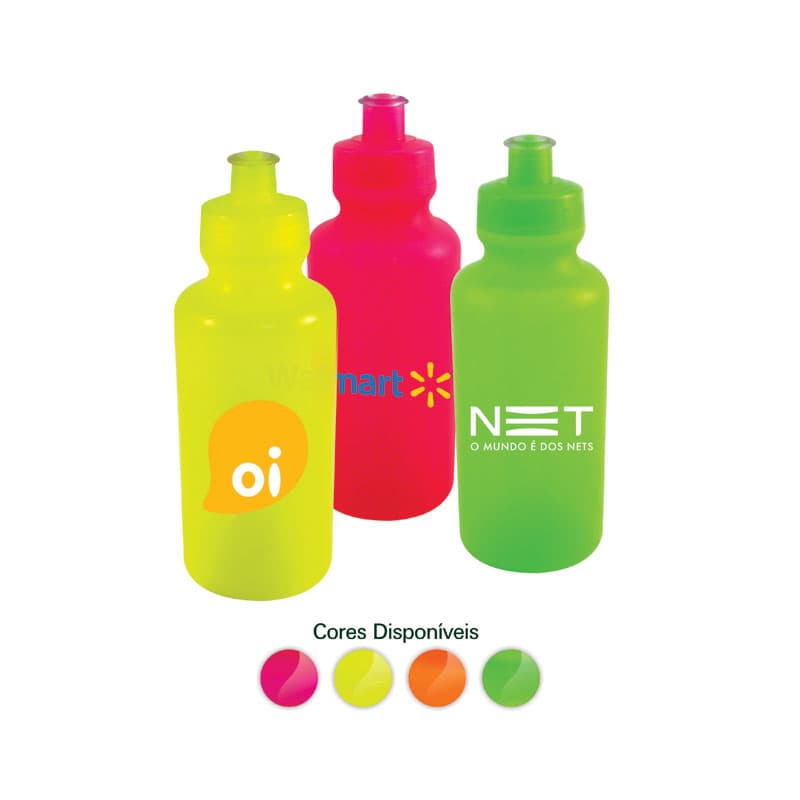 Squeeze Neon 550ml Personalizado - imagem 1