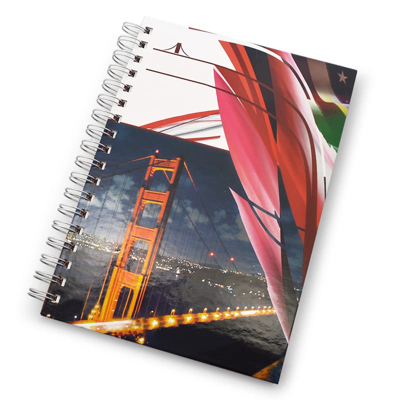 Caderno com Capa Dura e Laminação Brilho Personalizado - imagem 1