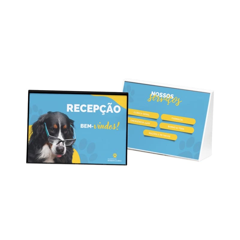 Porta Retrato A5 em Poliestireno Personalizado - imagem 1