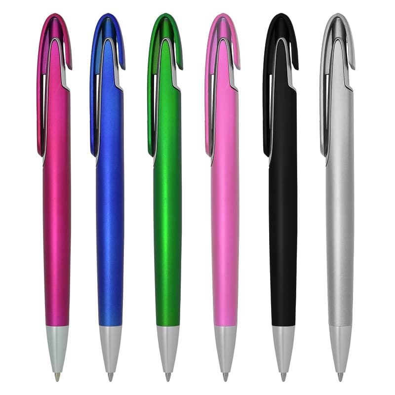 Caneta Plástica Fosca com Click Diferenciado Personalizada - imagem 1