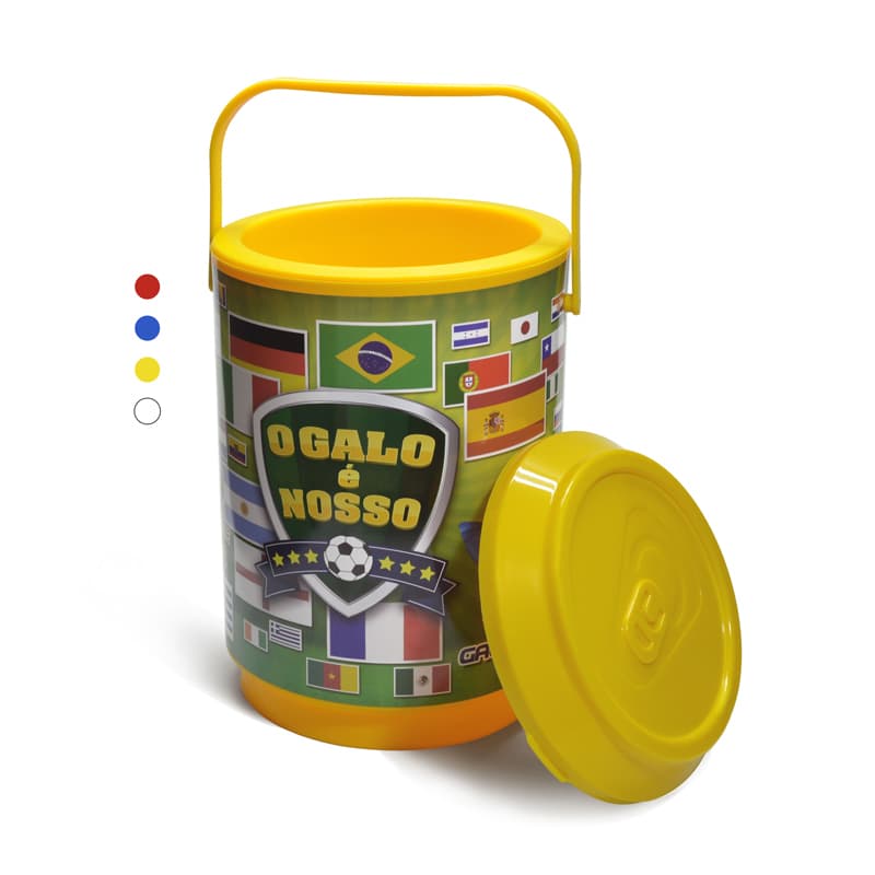 Cooler Térmico de Plástico para 8 Latas Personalizado - imagem 1