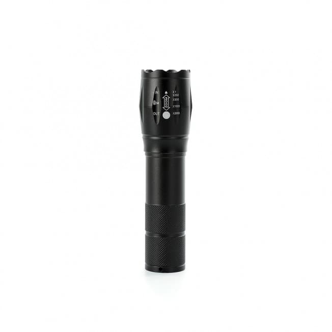 Lanterna de Metal Recarregável com Zoom Personalizada - imagem 1
