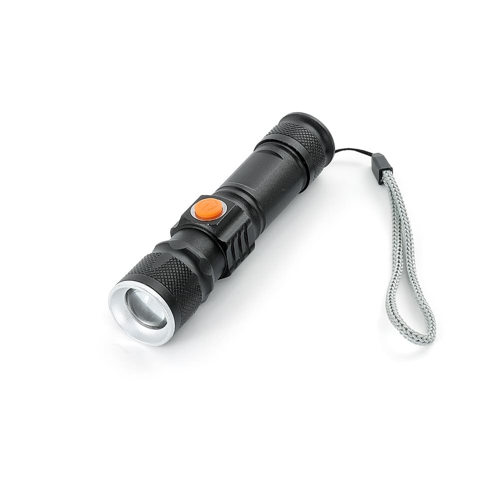 Lanterna de Metal Recarregável com Zoom Personalizada - imagem 1