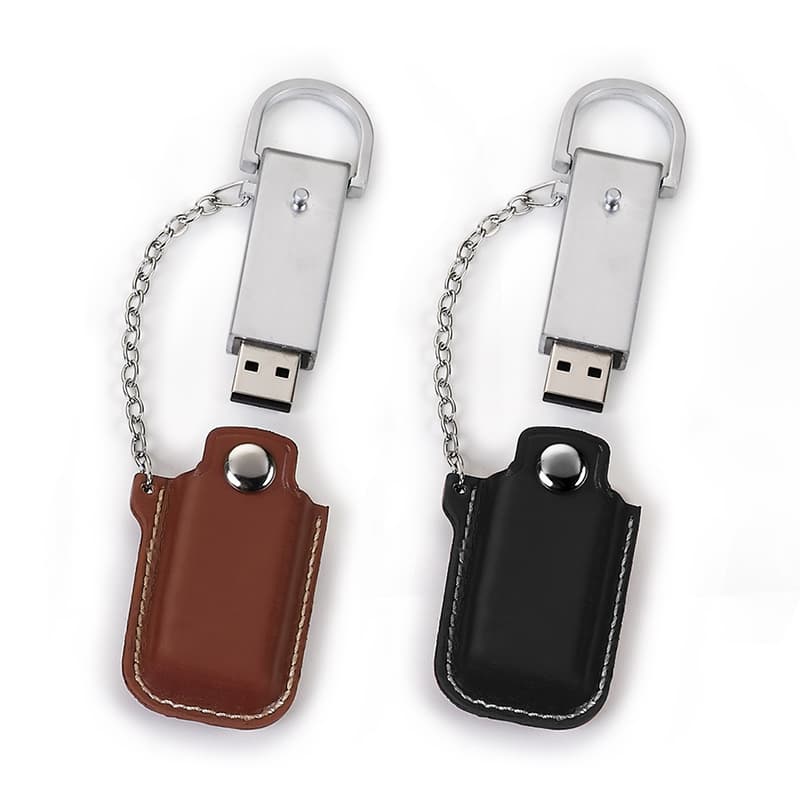 Pen Drive com Capa de Couro Personalizado - imagem 1