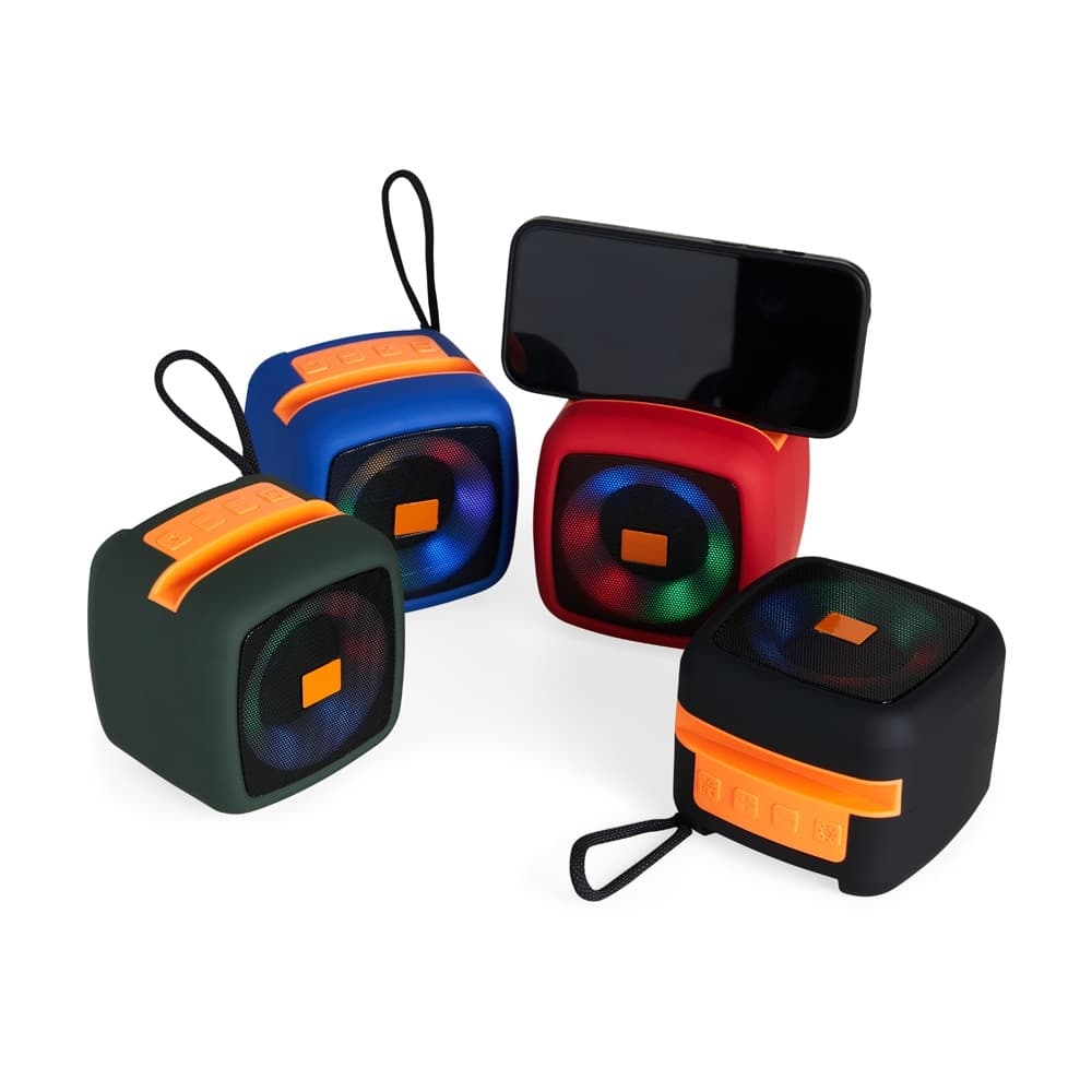 Caixa de Som Bluetooth TWS com Suporte para Celular Personalizada - imagem 1