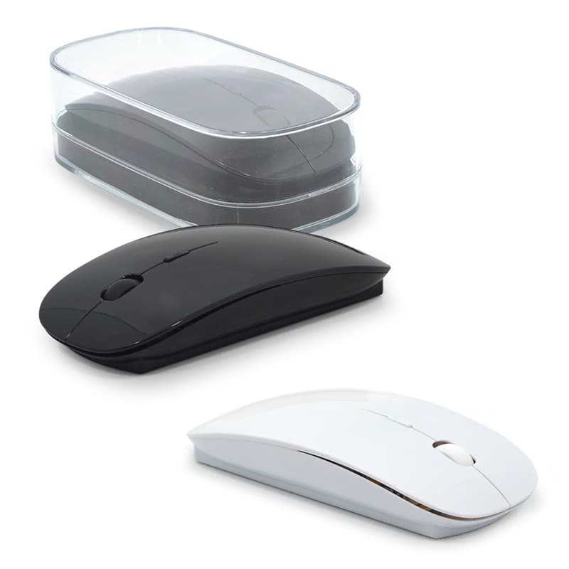 Mouse Wireless com Caixa Transparente Personalizado - imagem 1