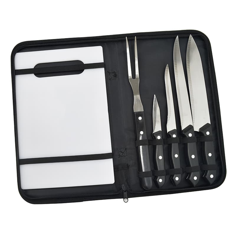 Kit Churrasco 6 Peças com Tábua Personalizado - imagem 1