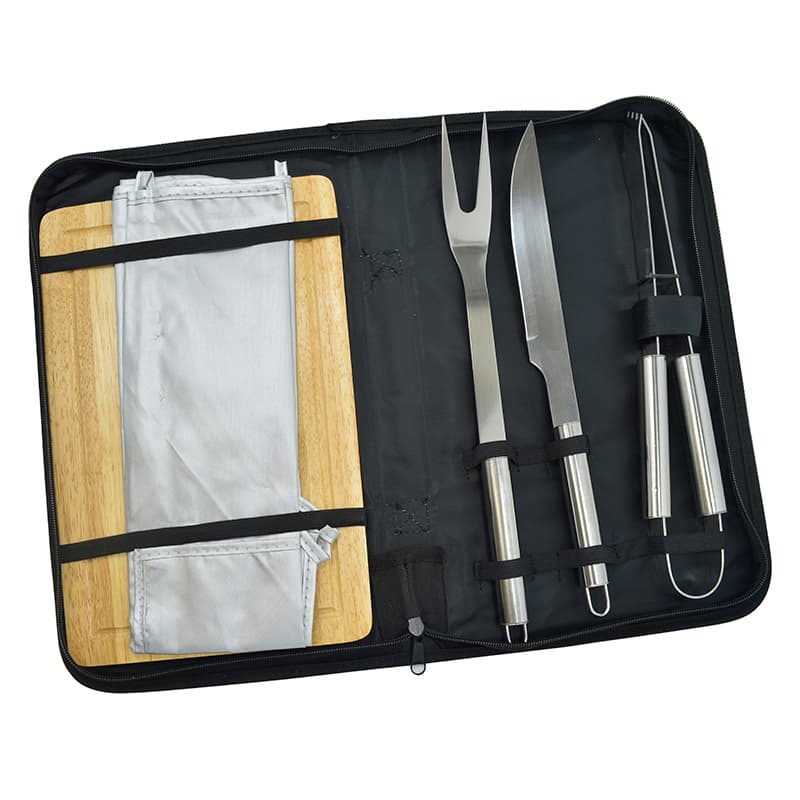 Kit Churrasco com Tábua e Avental Personalizado - imagem 1