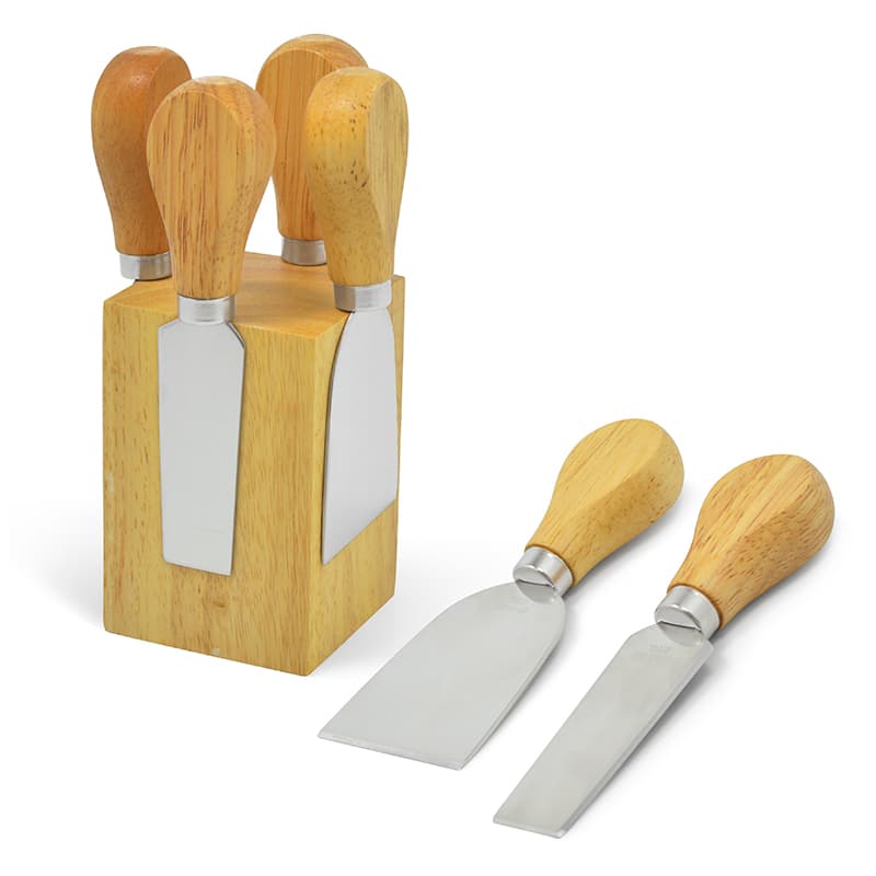 Jogo de Facas para Queijo com Suporte Personalizado - imagem 1
