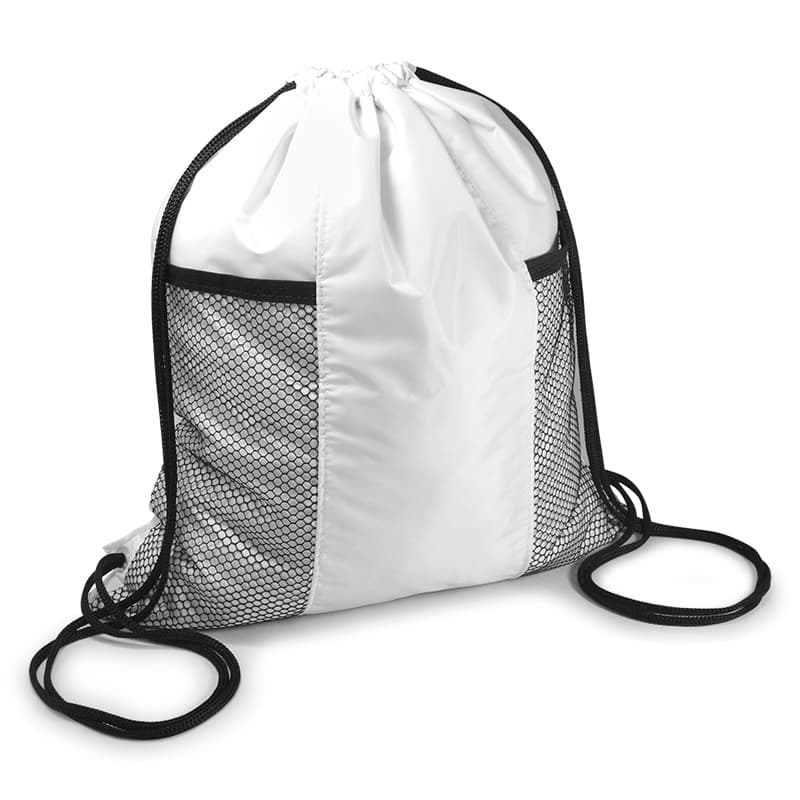 Mochila Saco em Nylon com Rede Frontal Personalizada - imagem 1