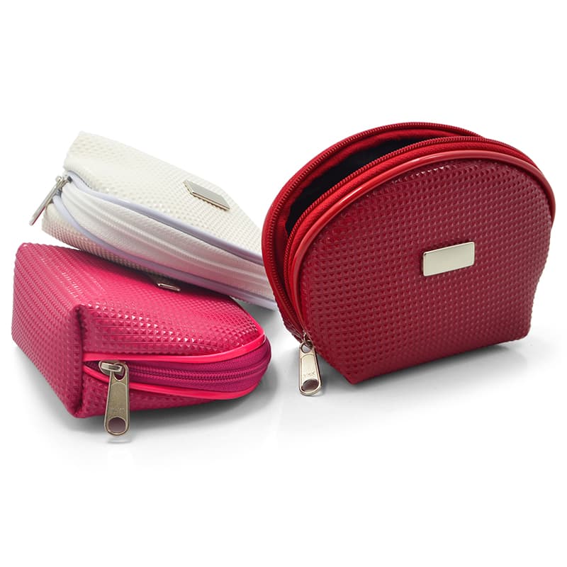 Necessaire em Couro Sintético Texturizado Personalizada - imagem 1
