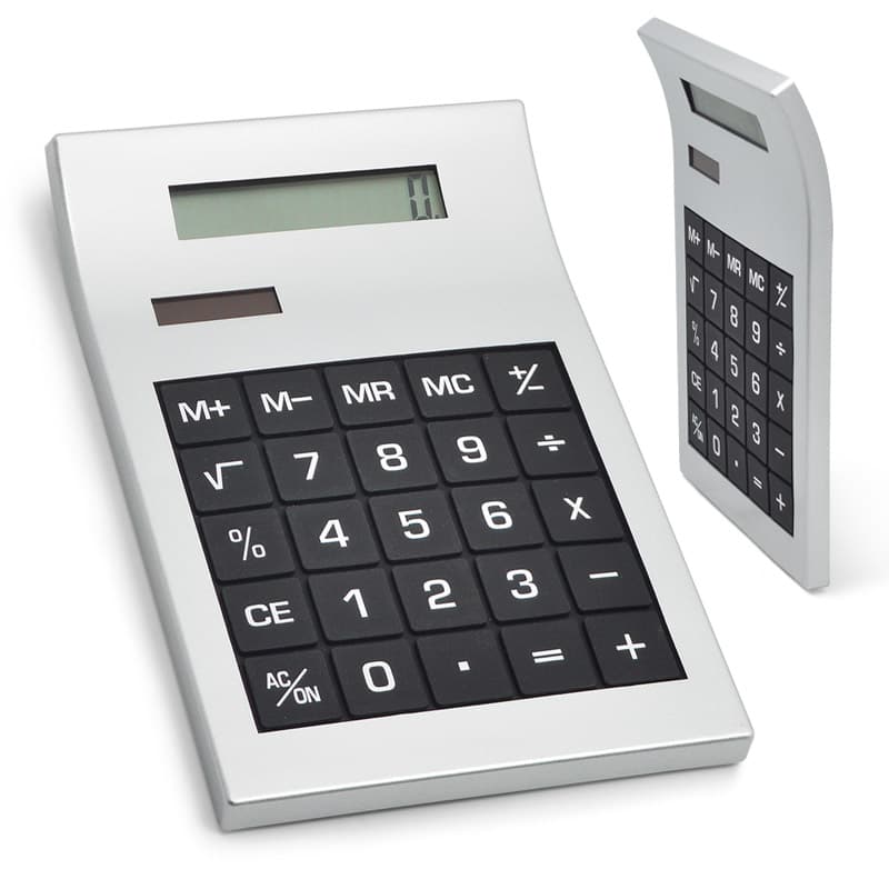 Calculadora 8 Dígitos com Bateria Solar Personalizada - imagem 1