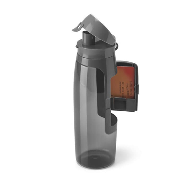 Garrafa Squeeze 800ml com Porta-Cartão Personalizada - imagem 1
