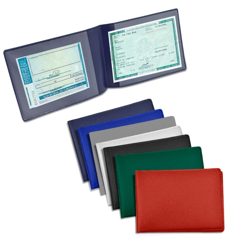 Carteira Despachante Horizontal PVC 25x9cm Personalizada - imagem 1